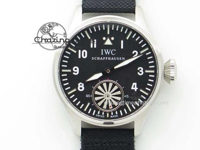 MIROTIME 0225 Big Pilot IW329701 M+F 1:1 Best Edition Black Dial on Brown Leather Strap MY RelaxedFit 7005